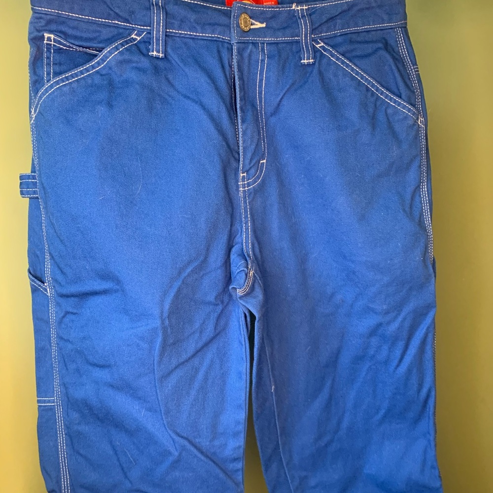 blue dickies cargo jeans